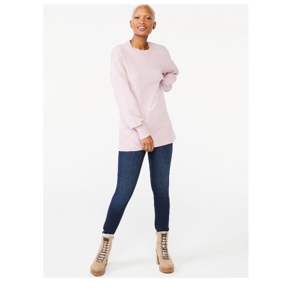 Women's Crewneck Tunic Sweater from Free Assembly - Picture 1 of 5